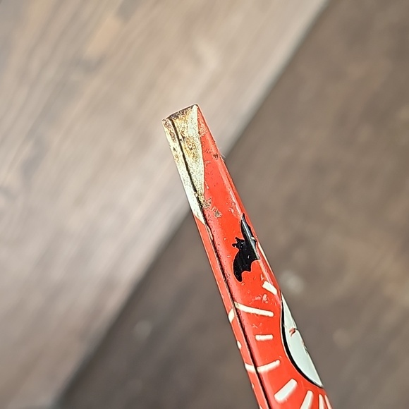 1960s Kirchhof Tin Lith Halloween Horn Noise Maker - Picture 15 of 17